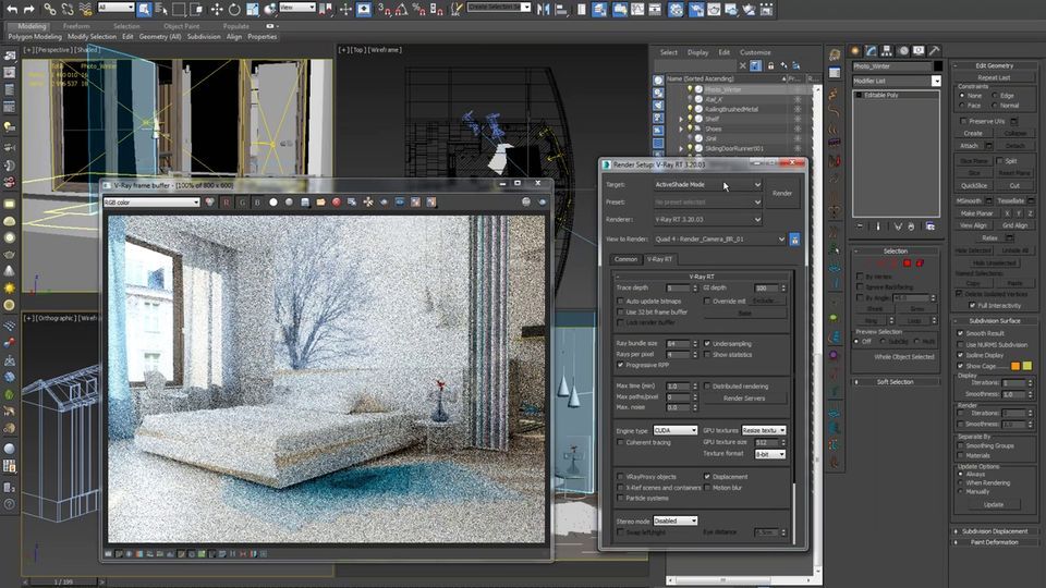 How to create an architectural project using Vray for 3D Studio Max