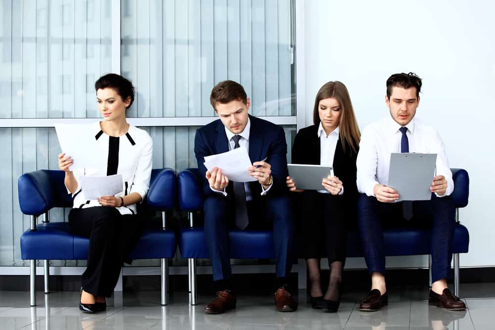Engineers in job interviews