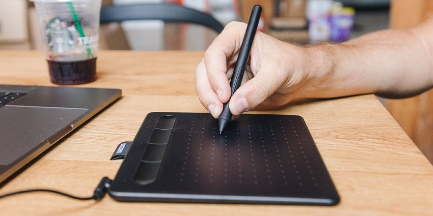 usb touchpad that uses paint brush