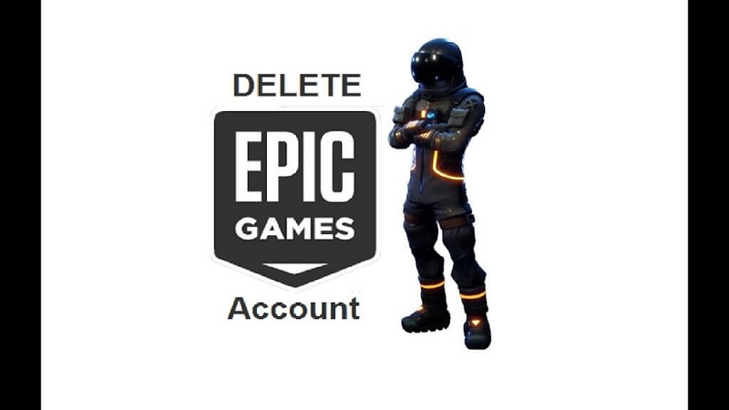 How to delete epic games account