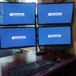 How to Use Monitor Multiple 4 Input Same Time