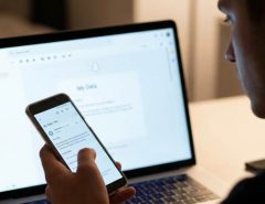 User recovering deleted Snapchat conversations using phone settings and backup tools on a smartphone screen