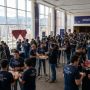 Attendees networking at AWS Community Day Bolivia 2026 tech conference