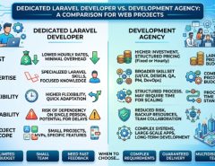 Dedicated Laravel developer vs development agency comparison
